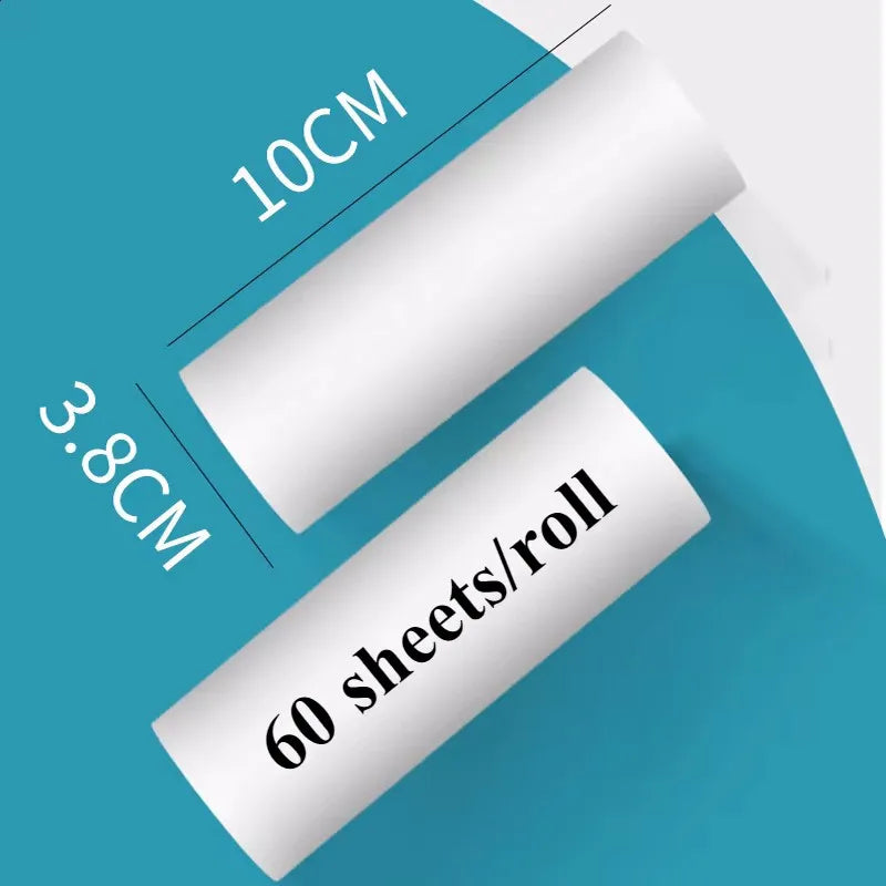 120/300Sheets Disposable Tear Sticky Roller, Pet Hair Remover